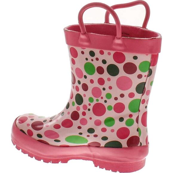 Pluie Pluie RB-CD Candy Dot ToddlerG boots 8 NEW - Picture 3 of 4
